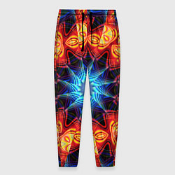 Мужские брюки Фрактальная узорная абстракция