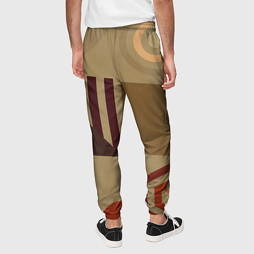 Мужские брюки Геометрические фигуры 2025 / 3D-принт – фото 4