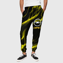 Брюки на резинке мужские Opel огненный стиль, цвет: 3D-принт — фото 2