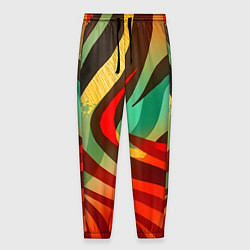 Мужские брюки Жаркая полосатая абстракция