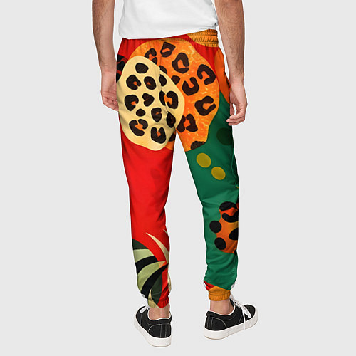 Мужские брюки Анималистичный африканский паттерн / 3D-принт – фото 4