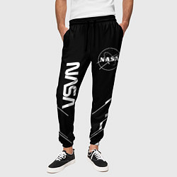 Брюки на резинке мужские Nasa геометрия, цвет: 3D-принт — фото 2
