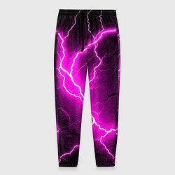 Брюки на резинке мужские The color is pink and black, цвет: 3D-принт