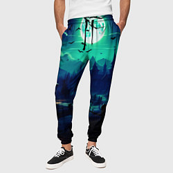 Брюки на резинке мужские Day of the Dead - Хэллоуин, цвет: 3D-принт — фото 2