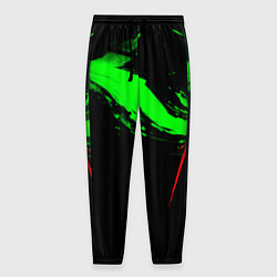 Мужские брюки Color black green red