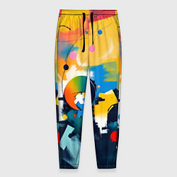 Мужские брюки Абстракция в деталях