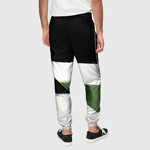 Мужские брюки BMW логотип / 3D-принт – фото 4