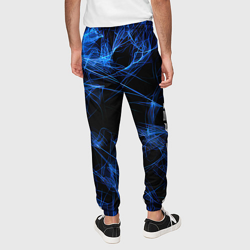 Мужские брюки Rust молнии / 3D-принт – фото 4