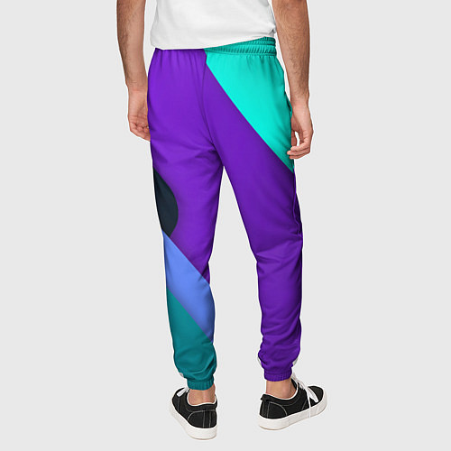 Мужские брюки Multicoloured / 3D-принт – фото 4
