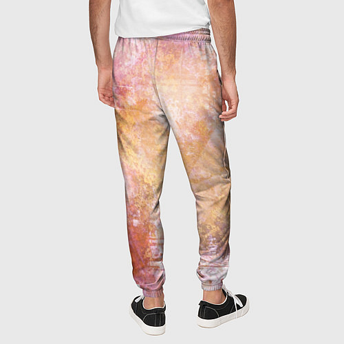 Мужские брюки Абстракция - atomic gold / 3D-принт – фото 4