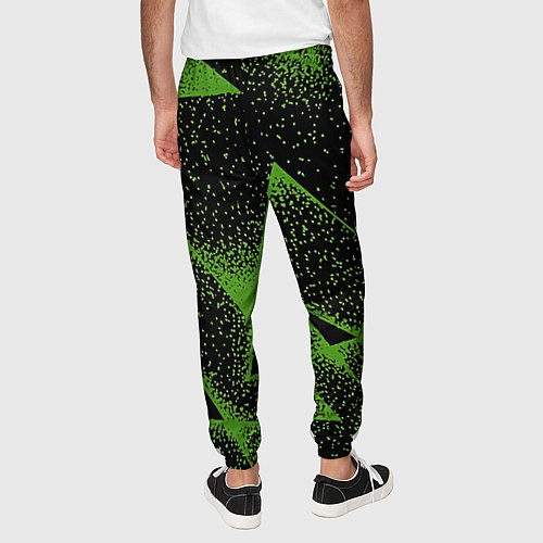 Мужские брюки Triangles with dots / 3D-принт – фото 4