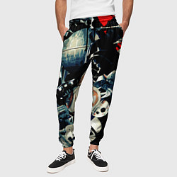Брюки на резинке мужские Звездные войны персонажи, цвет: 3D-принт — фото 2