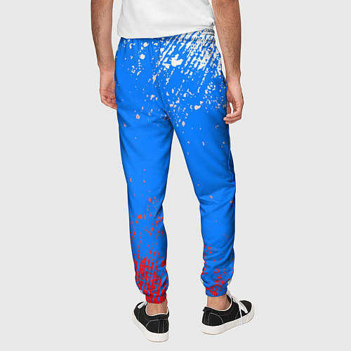 Мужские брюки Патриот - флаг / 3D-принт – фото 4