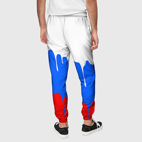 Мужские брюки Патриот - флаг / 3D-принт – фото 4