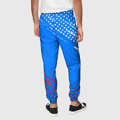Мужские брюки Патриот - флаг / 3D-принт – фото 4