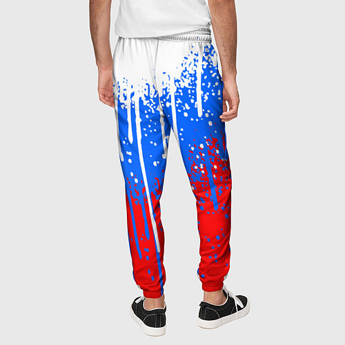 Мужские брюки Патриот - флаг / 3D-принт – фото 4