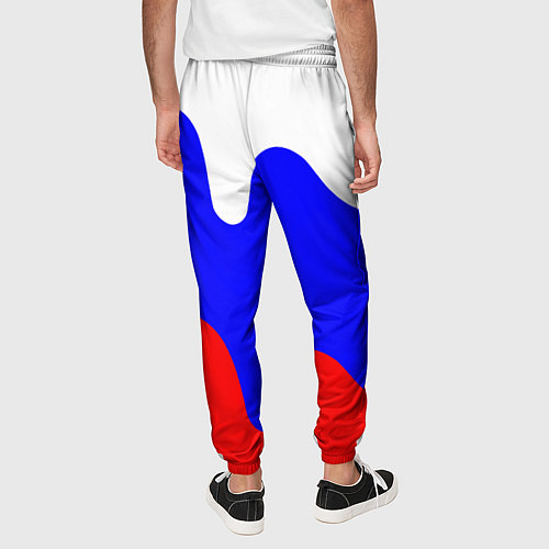 Мужские брюки Патриот - флаг / 3D-принт – фото 4