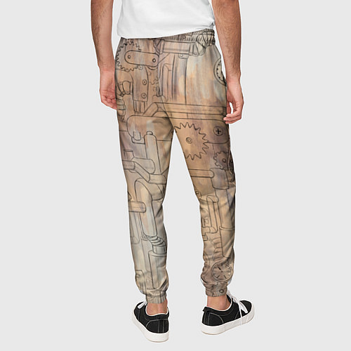 Мужские брюки Стимпанк элементы / 3D-принт – фото 4