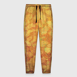 Мужские брюки Абстракция - orange camouflage
