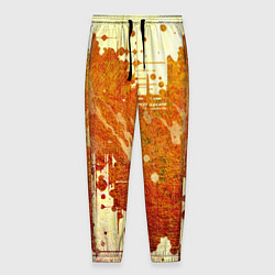 Брюки на резинке мужские Абстракция - sunspot, цвет: 3D-принт