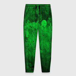 Мужские брюки Абстракция - green acid stains