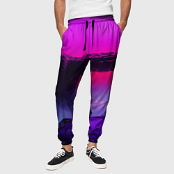 Брюки на резинке мужские A Journey on the planet, цвет: 3D-принт — фото 2