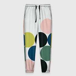 Брюки на резинке мужские Кластер чил - абстракция, цвет: 3D-принт