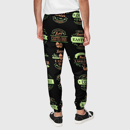 Мужские брюки Easter holidays / 3D-принт – фото 4