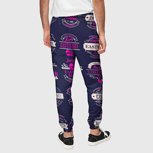 Мужские брюки Easter pink / 3D-принт – фото 4