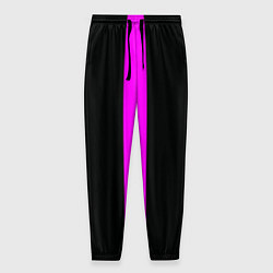 Мужские брюки Color black pink lines