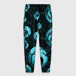 Брюки на резинке мужские Синие глаза, цвет: 3D-принт