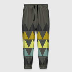 Мужские брюки Абстрактный лес геометрический