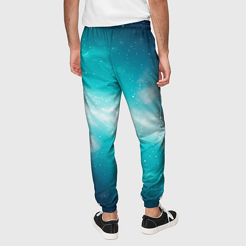 Мужские брюки Галактическое сияние небес / 3D-принт – фото 4