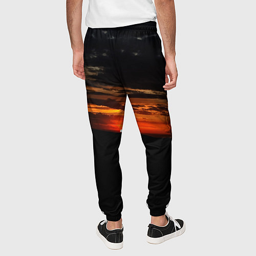 Мужские брюки Закат на плато / 3D-принт – фото 4