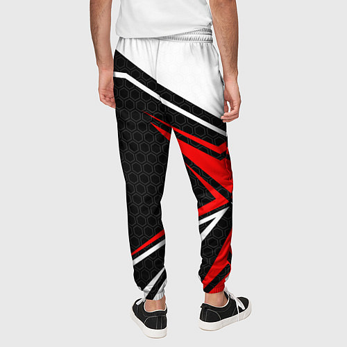 Мужские брюки Umbrella - red uniform / 3D-принт – фото 4