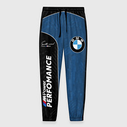 Брюки на резинке мужские BMW Performance Power, цвет: 3D-принт
