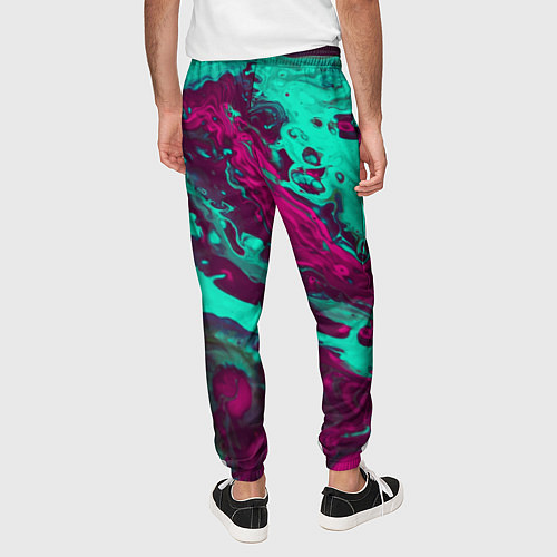 Мужские брюки Абстракция мрамор / 3D-принт – фото 4