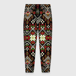 Мужские брюки Традиционные росписные орнаментные узоры в славянс