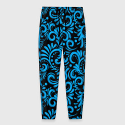 Брюки на резинке мужские Русские этнические узоры, цвет: 3D-принт