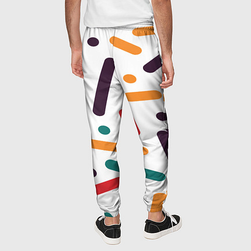 Мужские брюки Oval oil / 3D-принт – фото 4