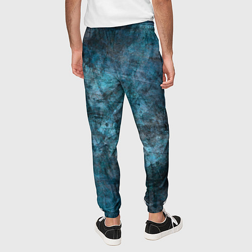 Мужские брюки Абстракция - dark blue / 3D-принт – фото 4