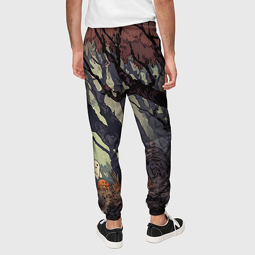 Мужские брюки Призрачный лес / 3D-принт – фото 4