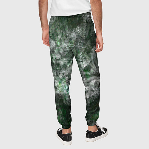 Мужские брюки Абстракция - acid boom / 3D-принт – фото 4