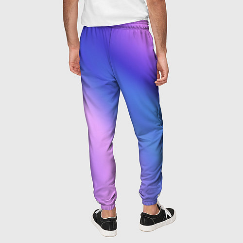 Мужские брюки Color multicolored gradient / 3D-принт – фото 4