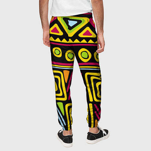 Мужские брюки Африка / 3D-принт – фото 4