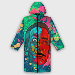 Дождевик мужской Dali Art, цвет: 3D-принт