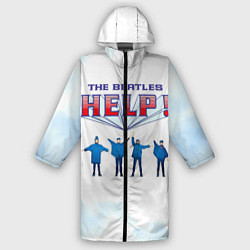 Дождевик мужской The Beatles Help!, цвет: 3D-принт