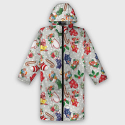 Дождевик мужской Christmas Pattern, цвет: 3D-принт