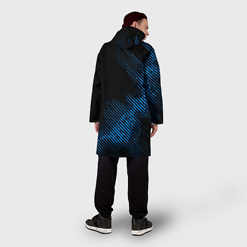 Мужской дождевик Bring Me the Horizon звуковая волна / 3D-принт – фото 4