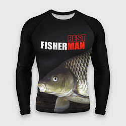Рашгард мужской The best fisherman, цвет: 3D-принт